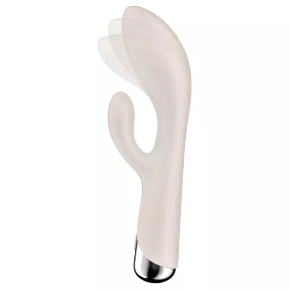 Satisfyer Spinning Rabbit 1 - въртящ се клитор стимулатор вибратор - бежов
