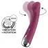 Satisfyer Spinning G-Spot 1 - вибратор за G-точка с въртяща глава - червен