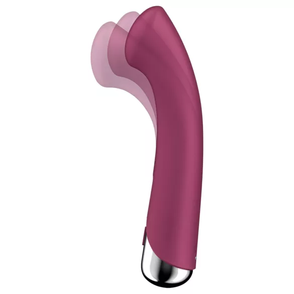 Satisfyer Spinning G-Spot 1 - вибратор за G-точка с въртяща глава - червен