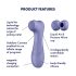 Satisfyer Pro 2 Gen3 - интелигентен клиторен стимулатор (лилав)