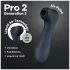 Satisfyer Pro2 Gen3 - вибратор със въздушни вълни за клитор - тъмносив
