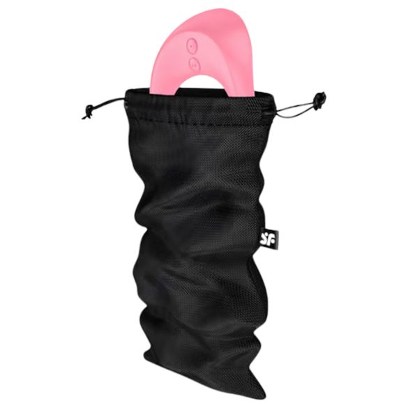 Чанта за съкровища Satisfyer - средна черна чантичка за съхранение