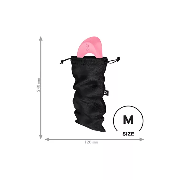 Satisfyer Treasure Bag - дискретна чанта за съхранение - средна - черна