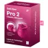 Satisfyer Pro 2 Classic Blossom - вибратор за клитор с въздушни вълни (червен)