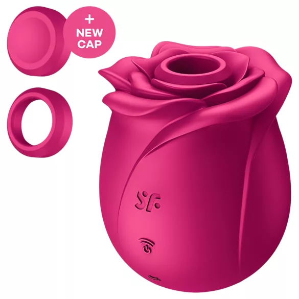 Satisfyer Pro 2 Classic Blossom - вибратор за клитор с въздушни вълни (червен)