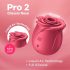 Satisfyer Pro 2 Rose Classic - въздушно вълнен клитор стимулатор (червен)