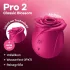 Satisfyer Pro 2 Classic Blossom - вибратор за клитор с въздушни вълни (червен)