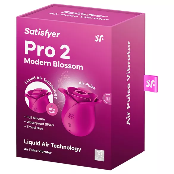 Satisfyer Pro 2 Modern Blossom - клитор стимулатор с въздушни вълни - розов