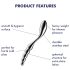 Satisfyer Star Force 1 – стоманено дилдо с топчета (сребърно)