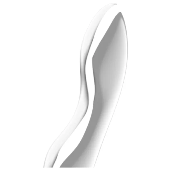 Satisfyer Cosmic Crest 2 - метален дилдо с вълнообразна форма - сребрист