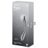 Satisfyer Pure Gravity 1 – оребрен метален дилдо (сребрист)