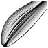 Satisfyer Pure Gravity 1 – оребрен метален дилдо (сребрист)