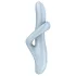 Satisfyer Heat Flex 4 - загряващ вибратор с клиторен накрайник (син)