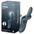 Satisfyer Heat Flex 4 - вибратор с нагряващо рамо за клитор (сив)