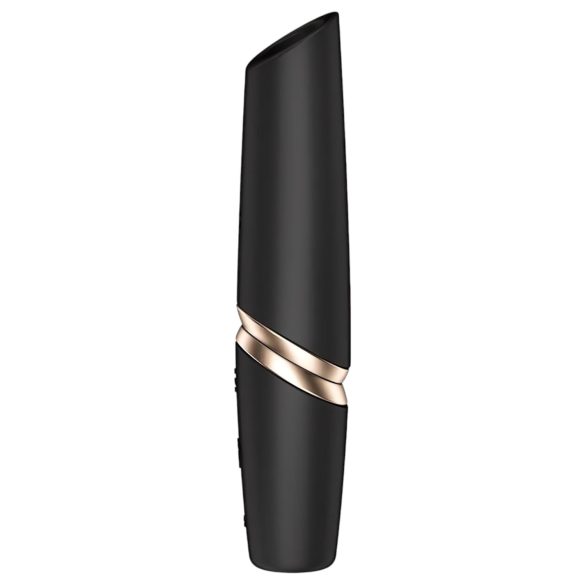 Satisfyer Perfect Kiss - вибратор червило (черен)