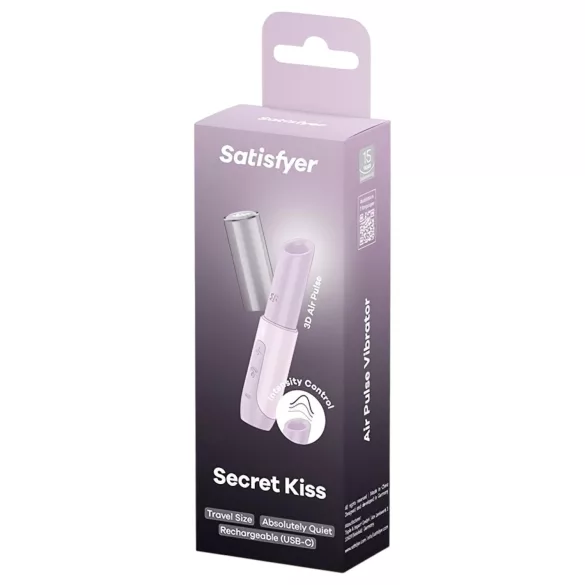 Satisfyer Secret Kiss - вибратор за клитор с въздушни вълни - розов