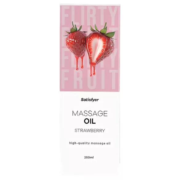 Satisfyer - ароматизирано масажно олио - ягода (250 мл)
