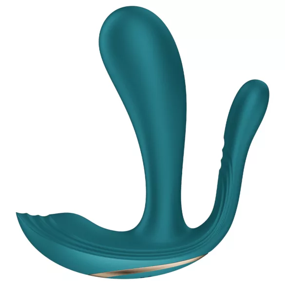 Satisfyer Top Secret+ - вибратор за носене - троен - зелен