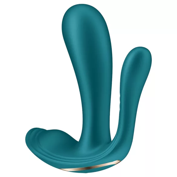 Satisfyer Top Secret+ - вибратор за носене - троен - зелен