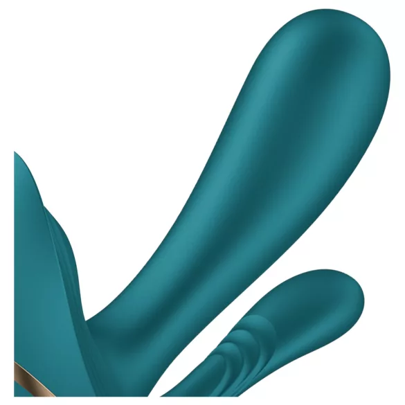 Satisfyer Top Secret+ - вибратор за носене - троен - зелен