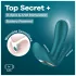 Satisfyer Top Secret+ - вибратор за носене - троен - зелен