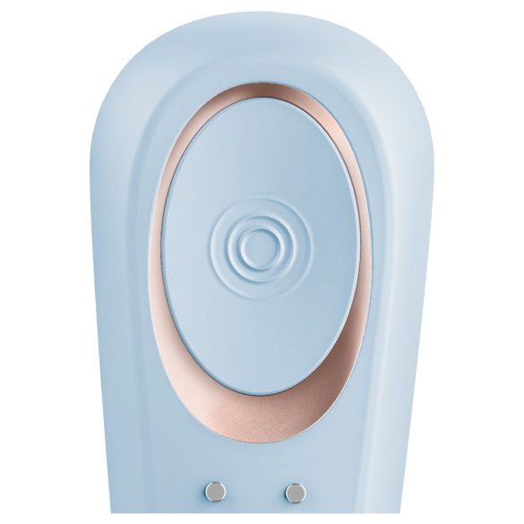 Satisfyer Double Classic - вибратор за двойки (син)