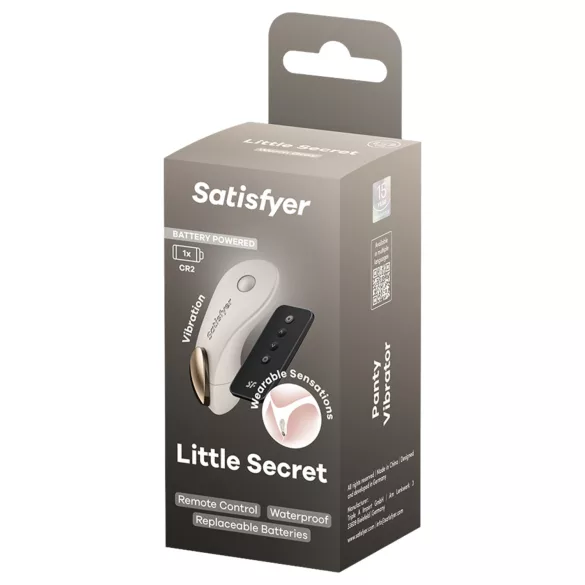 Satisfyer Little Secret - вибратор за бельо - бял