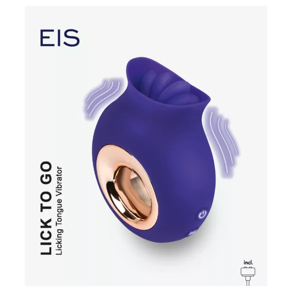EIS - вибратор за орален стимулация - лилав