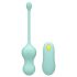 ROMP Cello - вибриращи вагинални топчета с дистанционно - зелени