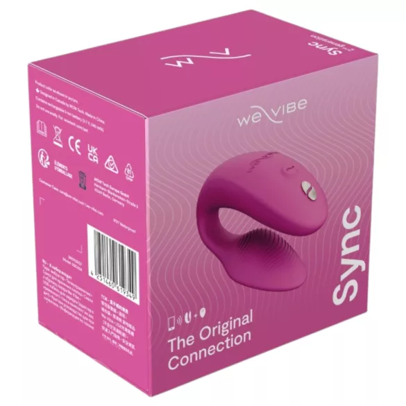 We-Vibe Sync - вибратор за двойки с приложение и дистанционно управление (розов)