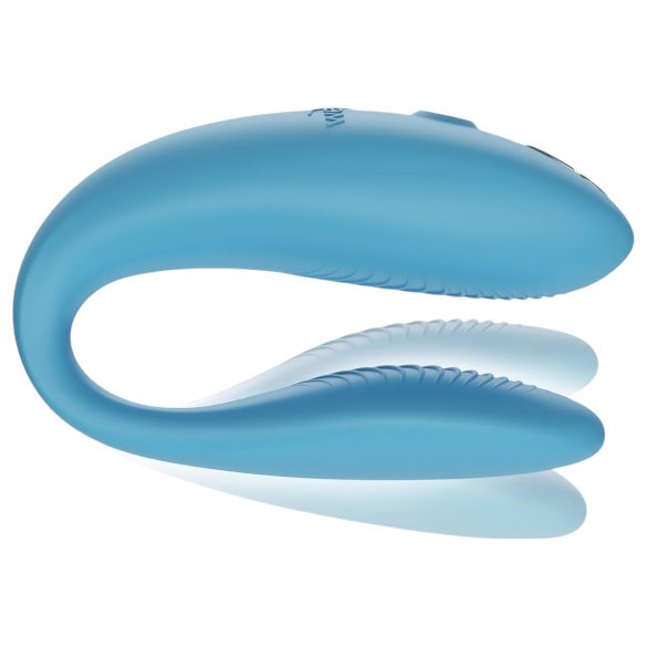 We-Vibe Sync Go - вибратор за двойки - смарт, с акумулатор - тюркоаз