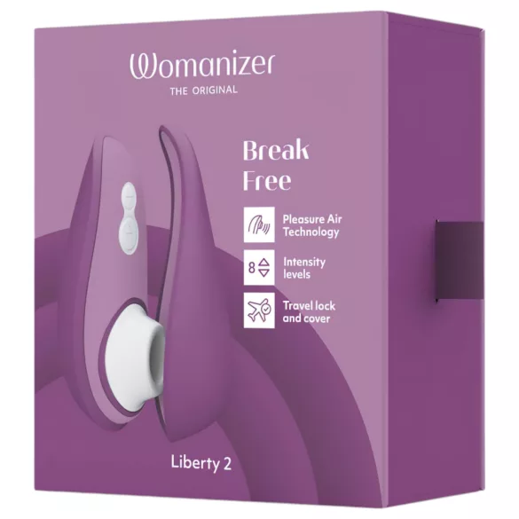 Womanizer Liberty 2 - вакуумен стимулатор за клитор - лилав