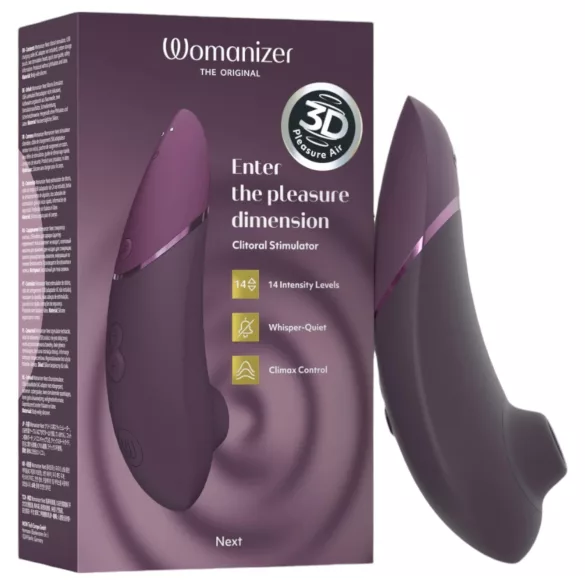 Womanizer Next - клитор стимулатор с въздушни вълни - акумулаторен - лилав