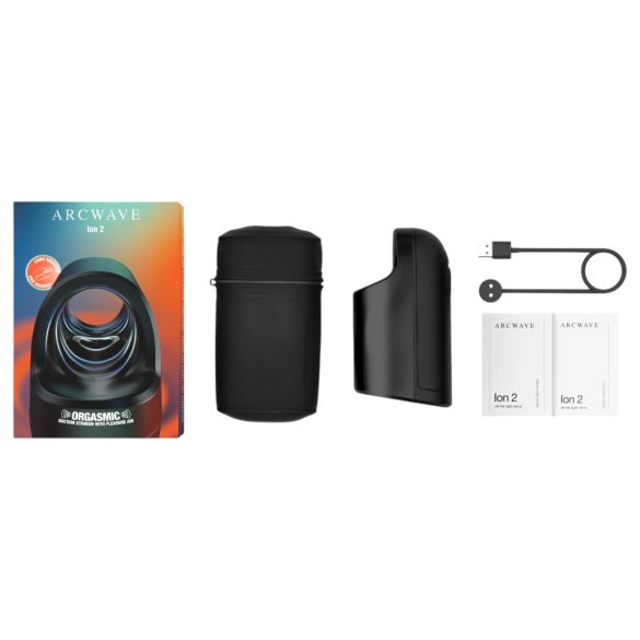 Arcwave Ion2 - мъжки мастурбатор с въздушни вълни - черен