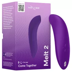   We-Vibe Melt 2 - вибратор за клитор с въздушни вълни, управляван чрез приложение (лилав)
