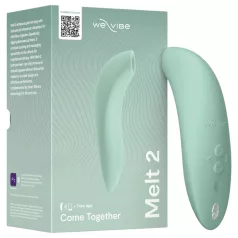   We-Vibe Melt 2 - вибратор за клитор с въздушни вълни, управляван чрез приложение (тюркоаз)