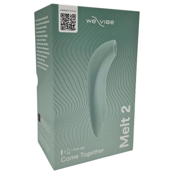 We-Vibe Melt 2 - вибратор за клитор с въздушни вълни - интелигентен - тюркоаз