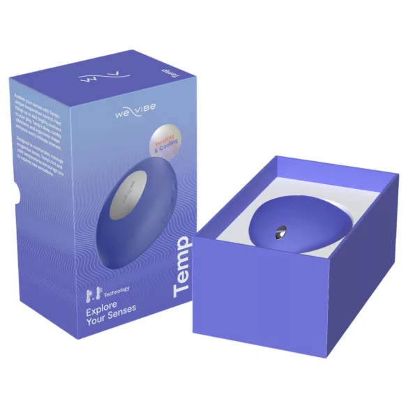 We-Vibe Temp - охлаждащ-затоплящ вибратор за клиторна стимулация (син)