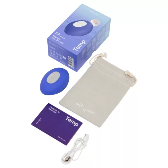 We-Vibe Temp - охлаждащ-затоплящ вибратор за клиторна стимулация (син)