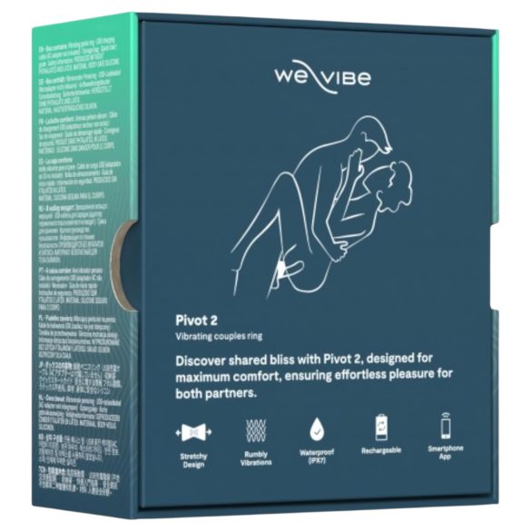 We-Vibe Pivot 2 - умен вибриращ пръстен за пенис (син)