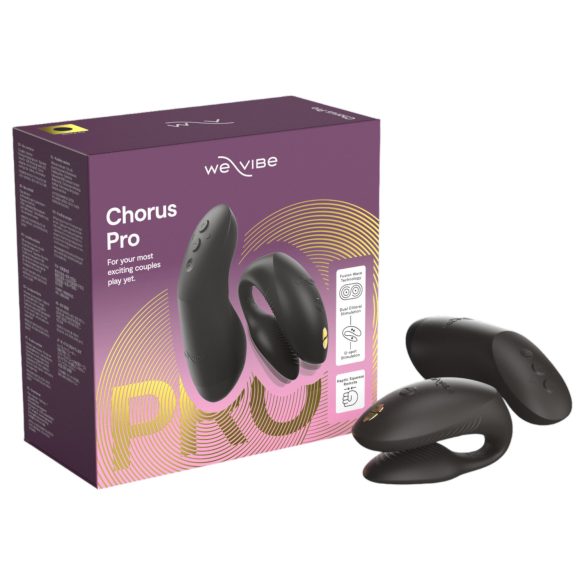 We-Vibe Chorus Pro - вибратор за двойки с дистанционно - черен