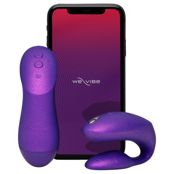 We-Vibe Chorus Pro - умен, дистанционно управляем вибратор за двойки (лилав)