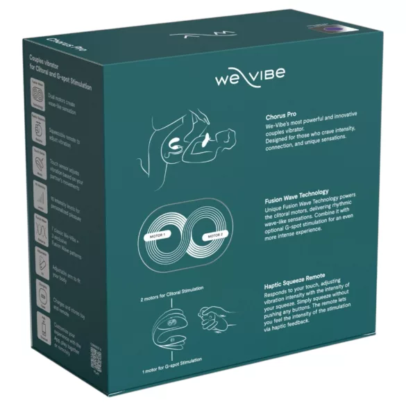We-Vibe Chorus Pro - вибратор за двойки с приложение и дистанционно управление (лилав)