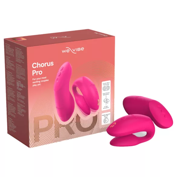 We-Vibe Chorus Pro - вибратор за двойки с приложение и дистанционно (розов)
