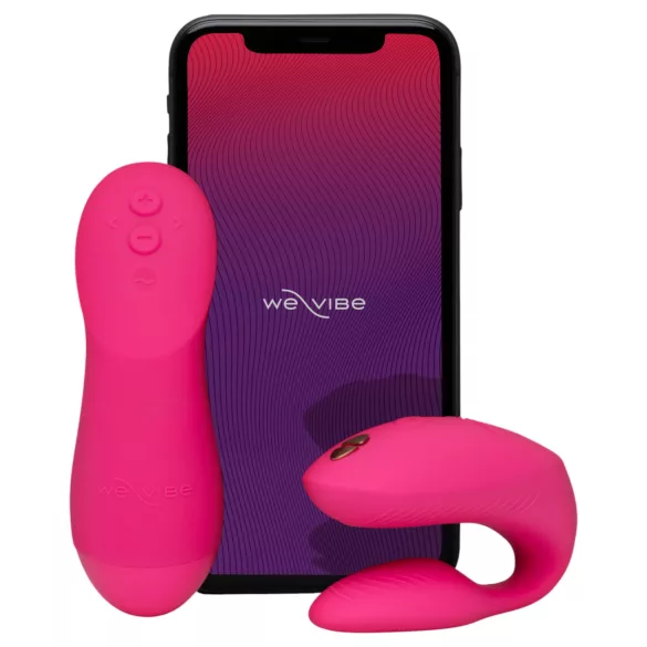 We-Vibe Chorus Pro - вибратор за двойки с приложение и дистанционно (розов)