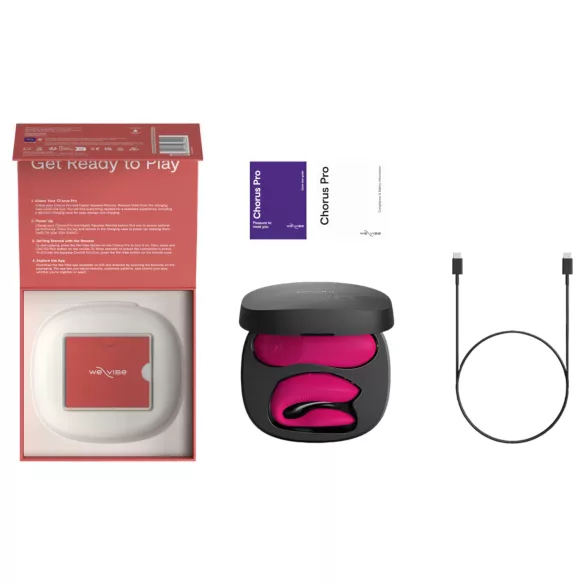 We-Vibe Chorus Pro - вибратор за двойки с приложение и дистанционно (розов)
