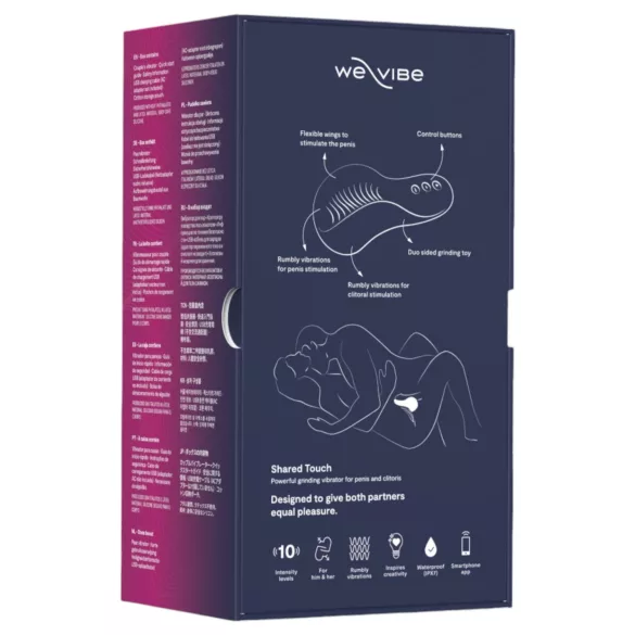 We-Vibe Shared Touch - умен вибратор за двойки (лилав)