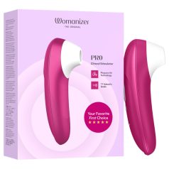  Womanizer Pro - въздушен стимулатор за клитор (розово)