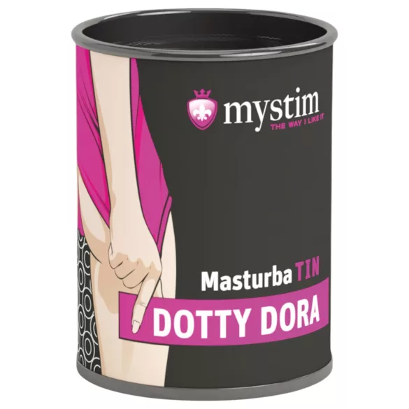 Mystim - мастурбатор с точки Dotty Dora - бял