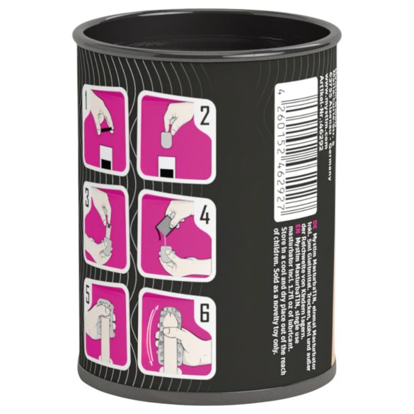 Mystim - мастурбатор Swirl Girl - вълнообразен - бял